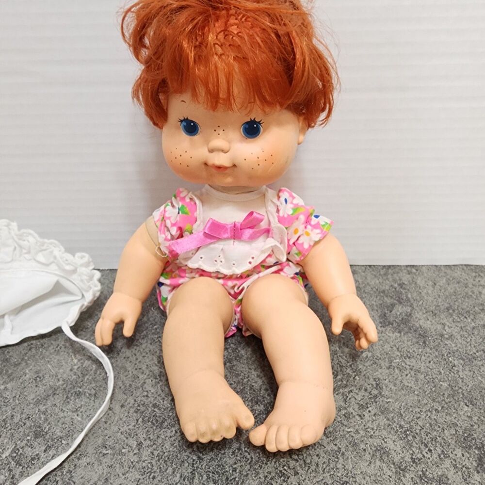 Vintage 1982 Strawberry Shortcake Baby Apricot Blow Kiss Doll Kenner